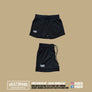 Women's Premium Waffle Shorts- Black