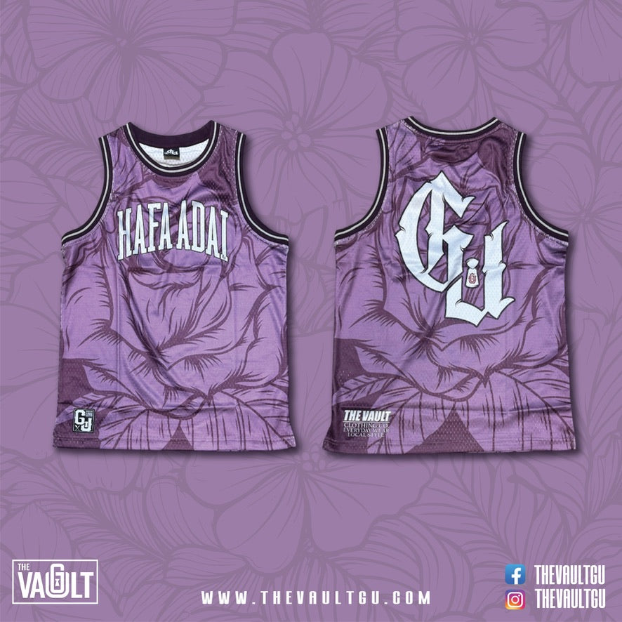 Purple Rose Crew Jersey