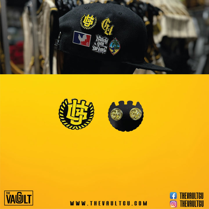 Gold Leaves GU Hat Pin