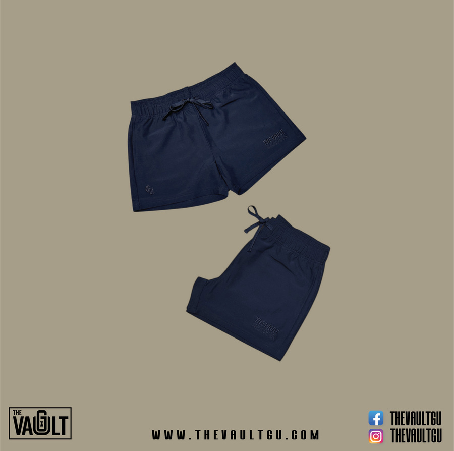 Women's Premium Beach Shorts- Navy