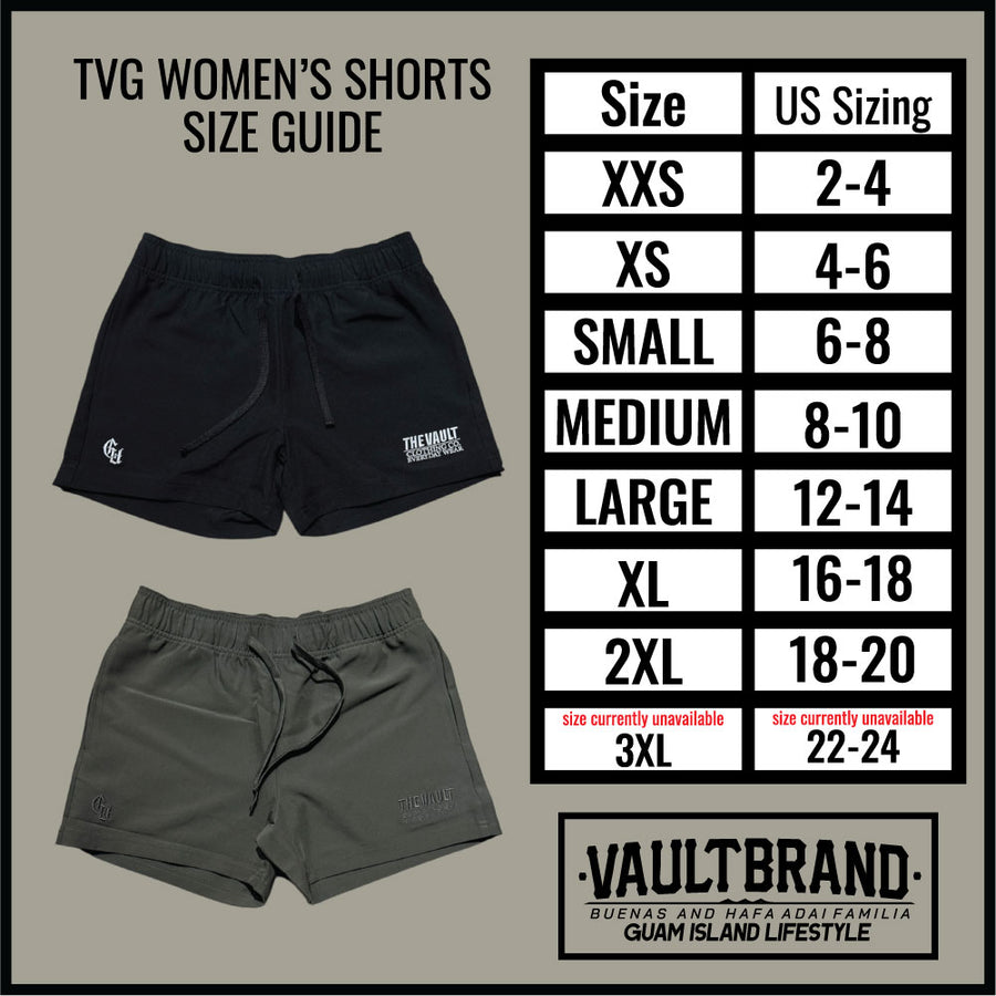 Women's Premium Waffle Shorts- Black