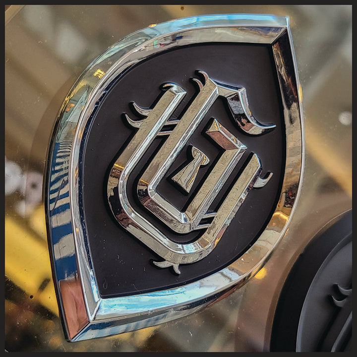 TVG Emblem Decal (Chrome Black Logo)