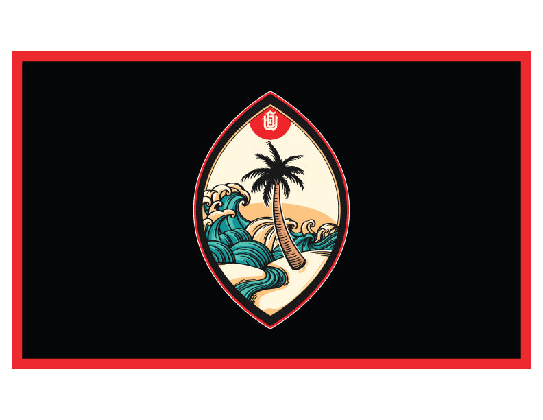 Guam Flag (Wave Seal) – The Vault GU